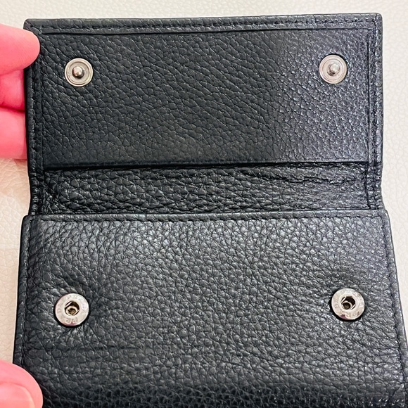 Authentic Vintage Prada Black Leather Wallet and Key Holder - Picture 3 of 9